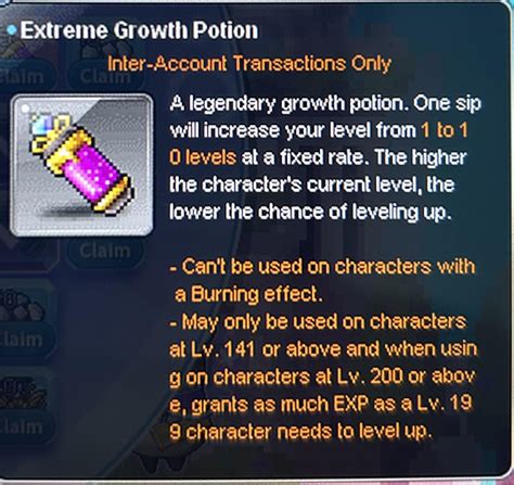 when to use extreme growth potion.